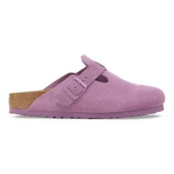 Birkenstock Boston Suede Leather Mauve -Birkenstock Sale Store 1030626 side