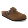 Birkenstock Boston Mixed Leather Dark Tea