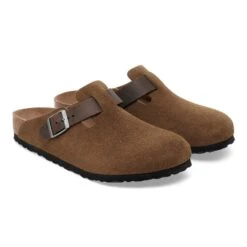 Birkenstock Boston Mixed Leather Dark Tea 8 Birkenstock Boston Mixed Leather Dark Tea -Birkenstock Sale Store 1030667 pair