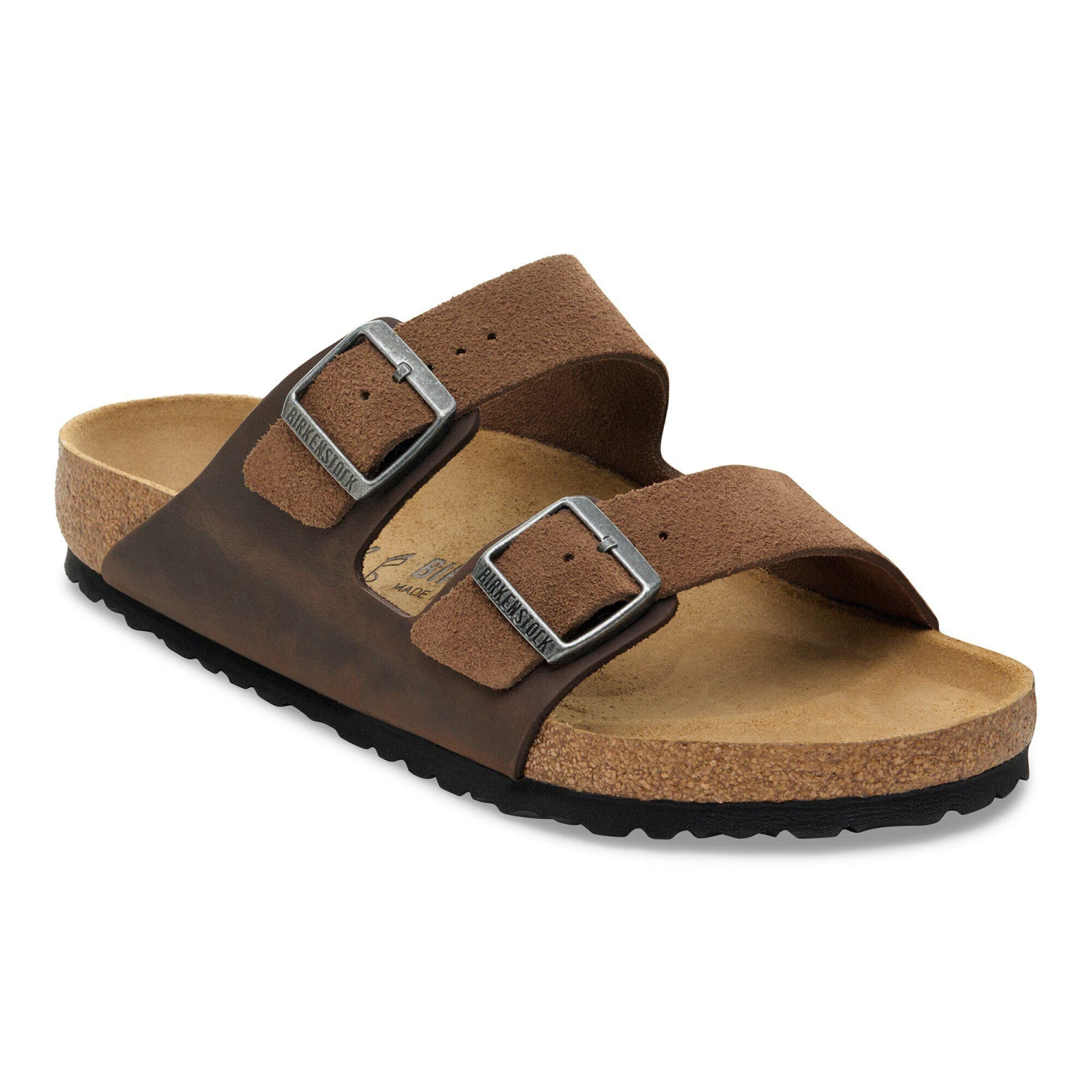 Birkenstock Arizona Mixed Leather Dark Tea 1 Birkenstock Arizona Mixed Leather Dark Tea