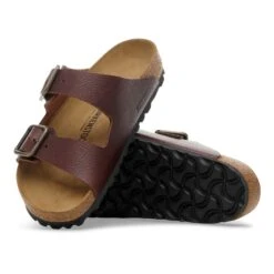 Birkenstock Arizona Wire Buckle Leather Vintage Wood Roast -Birkenstock Sale Store 1030702 sole
