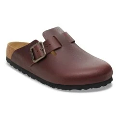 Birkenstock Boston Wire Buckle Leather Vintage Wood Roast