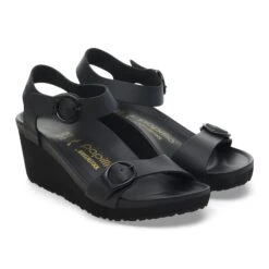 Soley Ring-Buckle Leather Black/Black 11 Soley Ring-Buckle Leather Black/Black -Birkenstock Sale Store 1030787 pair