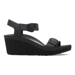 Soley Ring-Buckle Leather Black/Black 8 Soley Ring-Buckle Leather Black/Black -Birkenstock Sale Store 1030787 side