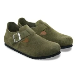 Birkenstock London Suede Leather Thyme 9 Birkenstock London Suede Leather Thyme -Birkenstock Sale Store 1030797 pair
