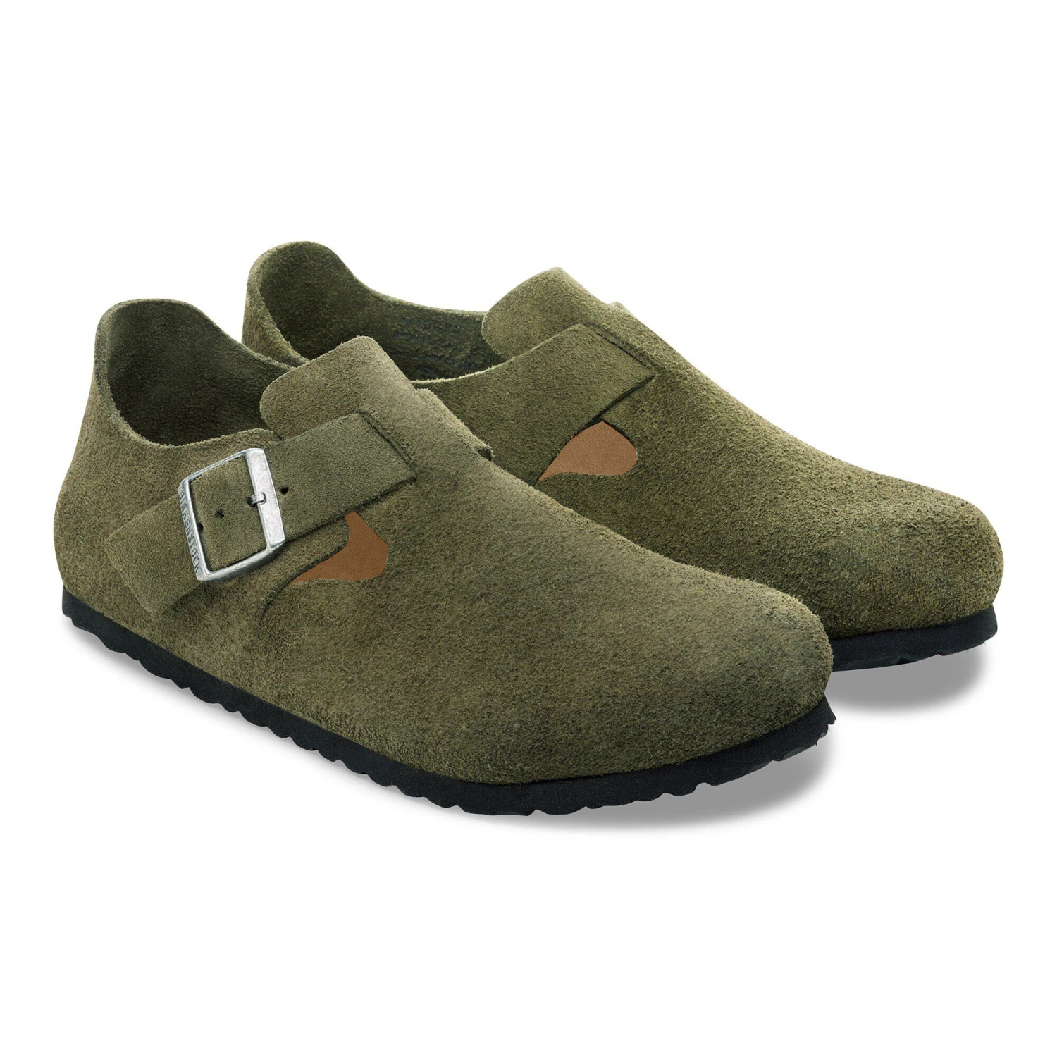 Birkenstock London Suede Leather Thyme 5 Birkenstock London Suede Leather Thyme - Image 5