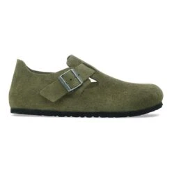 Birkenstock London Suede Leather Thyme 7 Birkenstock London Suede Leather Thyme -Birkenstock Sale Store 1030797 side