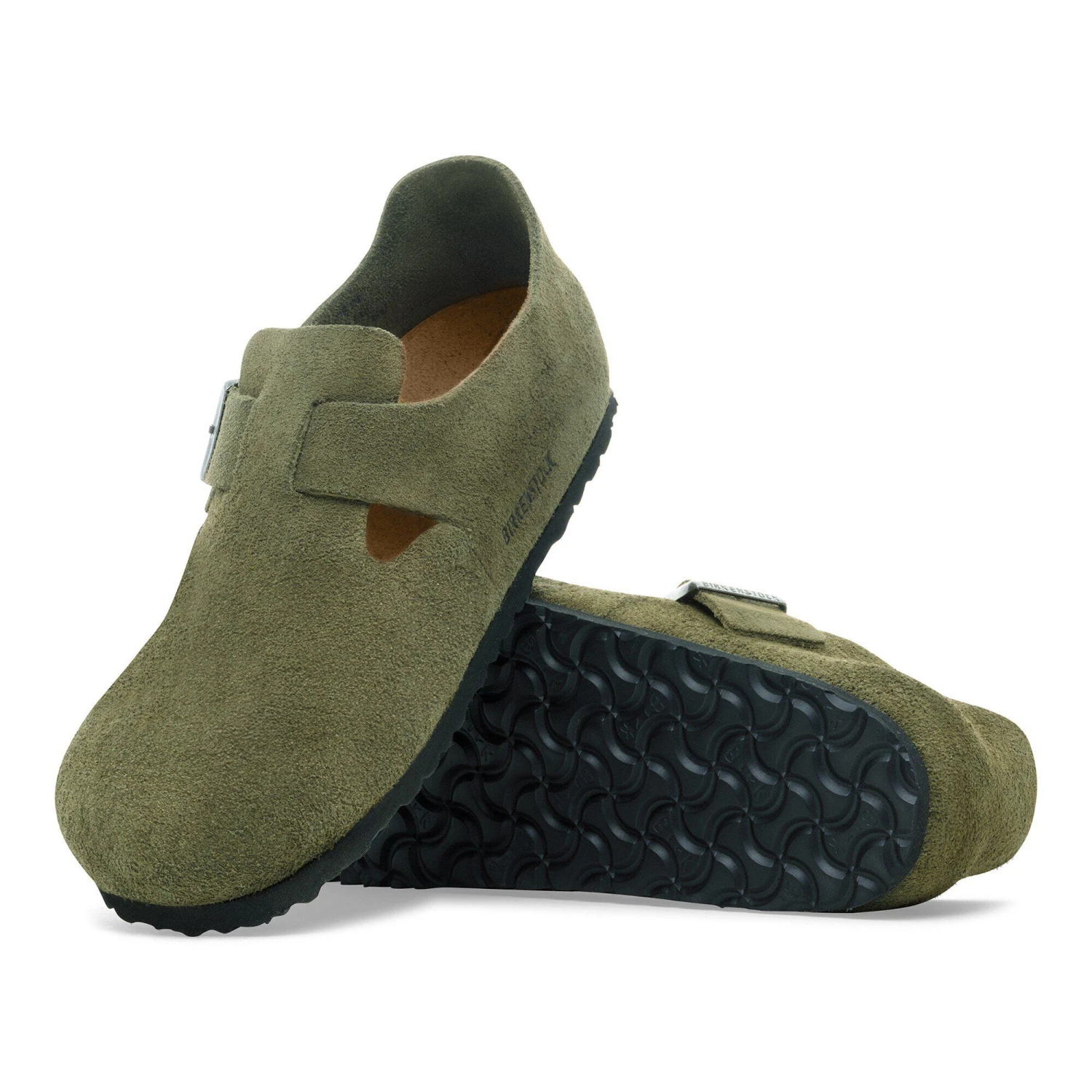 Birkenstock London Suede Leather Thyme 4 Birkenstock London Suede Leather Thyme - Image 4