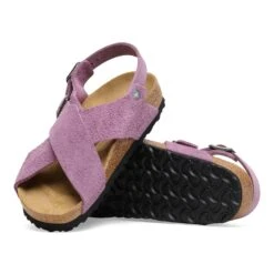 Birkenstock Tulum Nubuck-Suede Leather Mauve -Birkenstock Sale Store 1030805 sole