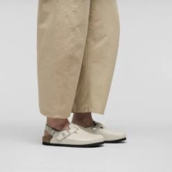 Birkenstock Tokio Leather Oyster Dressy Leather -Birkenstock Sale Store 1030806 f look f