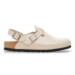 Birkenstock Tokio Leather Oyster Dressy Leather -Birkenstock Sale Store 1030806 side