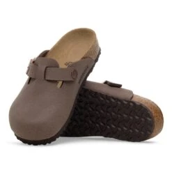 Birkenstock Boston Kids Birkibuc Mocca -Birkenstock Sale Store 1030809 sole