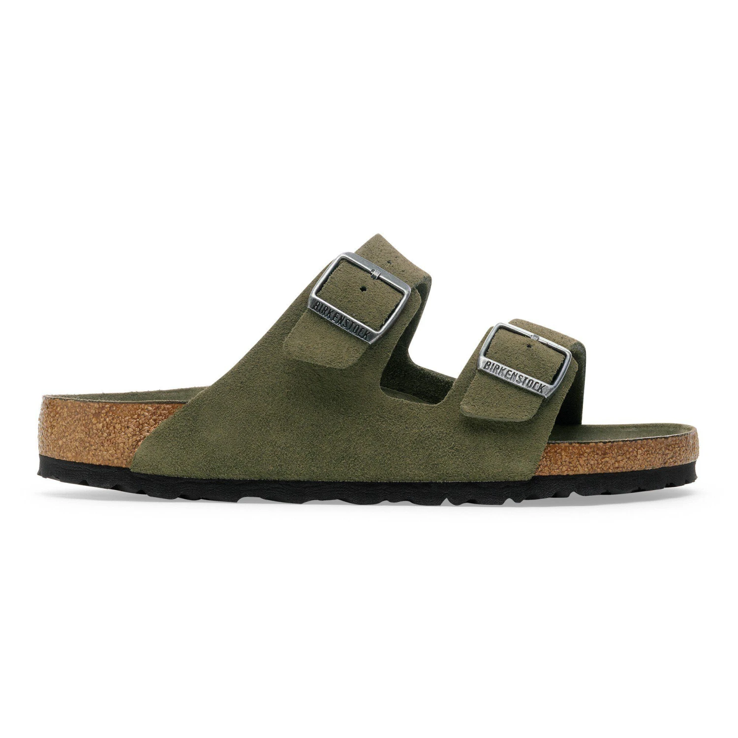 Birkenstock Arizona Soft Footbed Suede Leather Thyme Tonal 3 Birkenstock Arizona Soft Footbed Suede Leather Thyme Tonal - Image 3