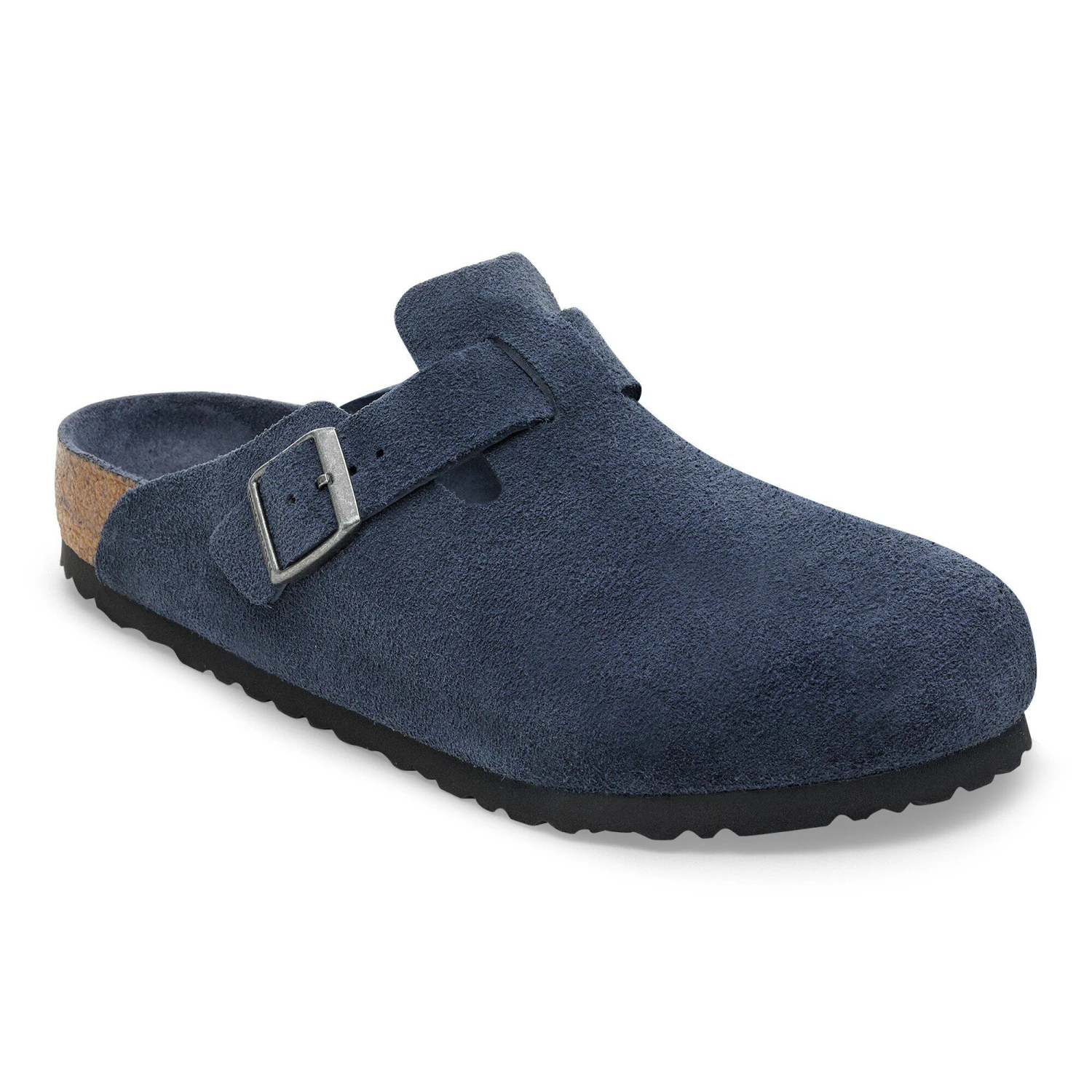 Birkenstock Boston Soft Footbed Suede Leather New Navy Tonal 1 Birkenstock Boston Soft Footbed Suede Leather New Navy Tonal