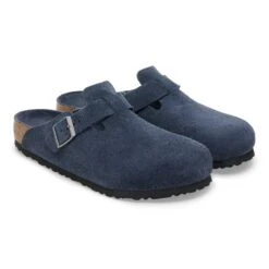Birkenstock Boston Soft Footbed Suede Leather New Navy Tonal 8 Birkenstock Boston Soft Footbed Suede Leather New Navy Tonal -Birkenstock Sale Store 1030837 pair
