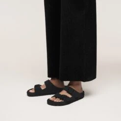 Birkenstock Arizona Suede Leather Black -Birkenstock Sale Store 1030843 f look f