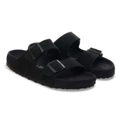 Birkenstock Arizona Suede Leather Black -Birkenstock Sale Store 1030843 pair