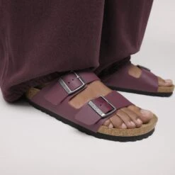 Birkenstock Arizona Birko-Flor Zinfandel 13 Birkenstock Arizona Birko-Flor Zinfandel -Birkenstock Sale Store 1030845 f closeup f