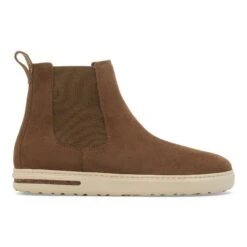 Birkenstock Bend Chelsea Suede Leather Dark Tea -Birkenstock Sale Store 1030846 side