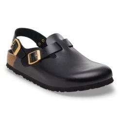 Birkenstock Tokio Leather Black Dressy Leather