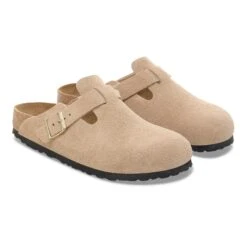 Birkenstock Boston Suede Leather Sandcastle -Birkenstock Sale Store 1030855 pair