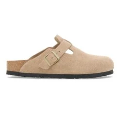 Birkenstock Boston Suede Leather Sandcastle -Birkenstock Sale Store 1030855 side