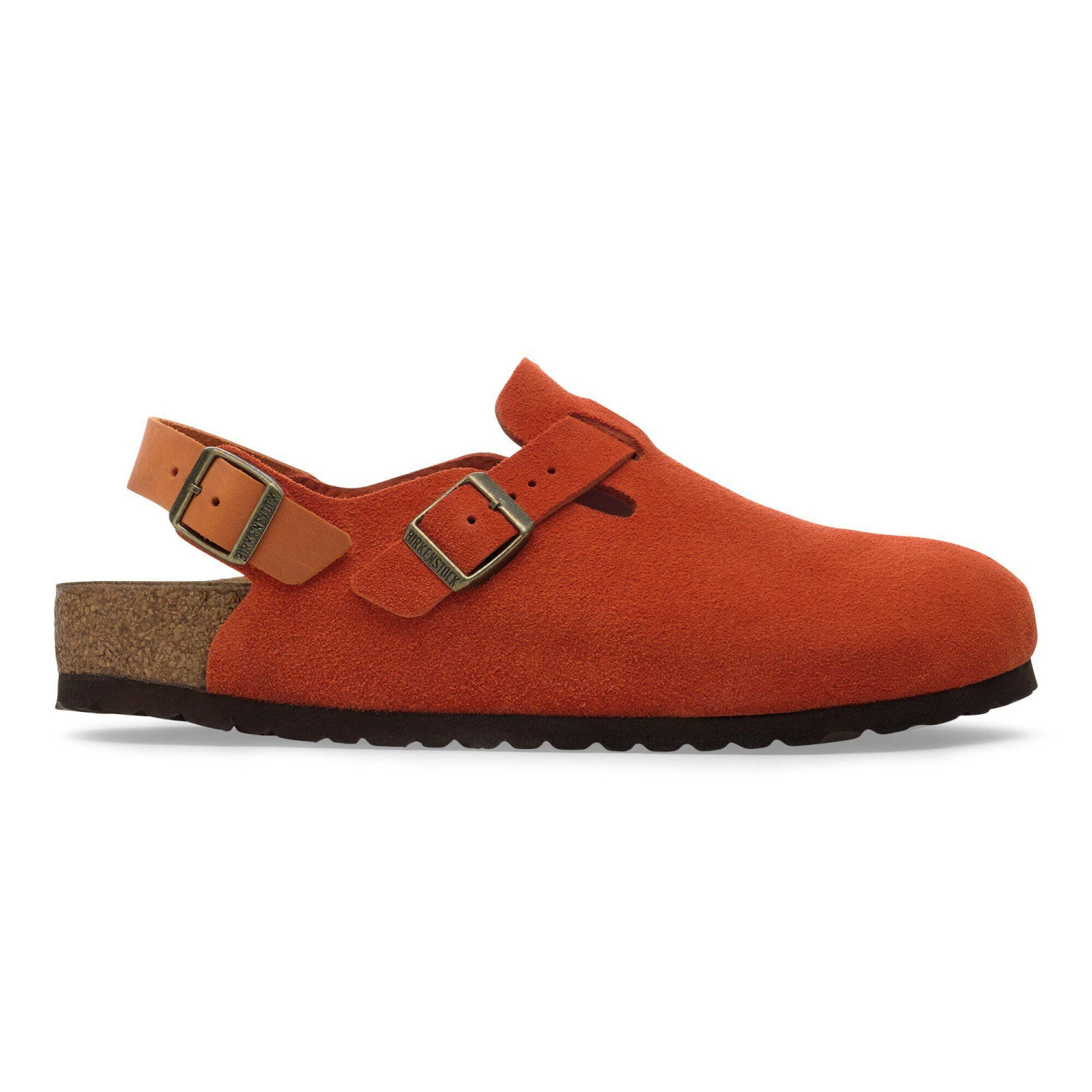 Birkenstock Tokio Suede Leather Rust Brown 3 Birkenstock Tokio Suede Leather Rust Brown - Image 3