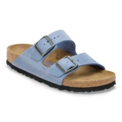 Birkenstock Arizona Soft Footbed Oiled Leather Elemental Blue