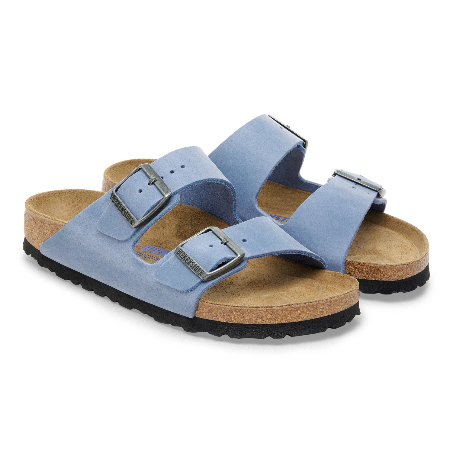 Birkenstock Arizona Soft Footbed Oiled Leather Elemental Blue 5 Birkenstock Arizona Soft Footbed Oiled Leather Elemental Blue - Image 5