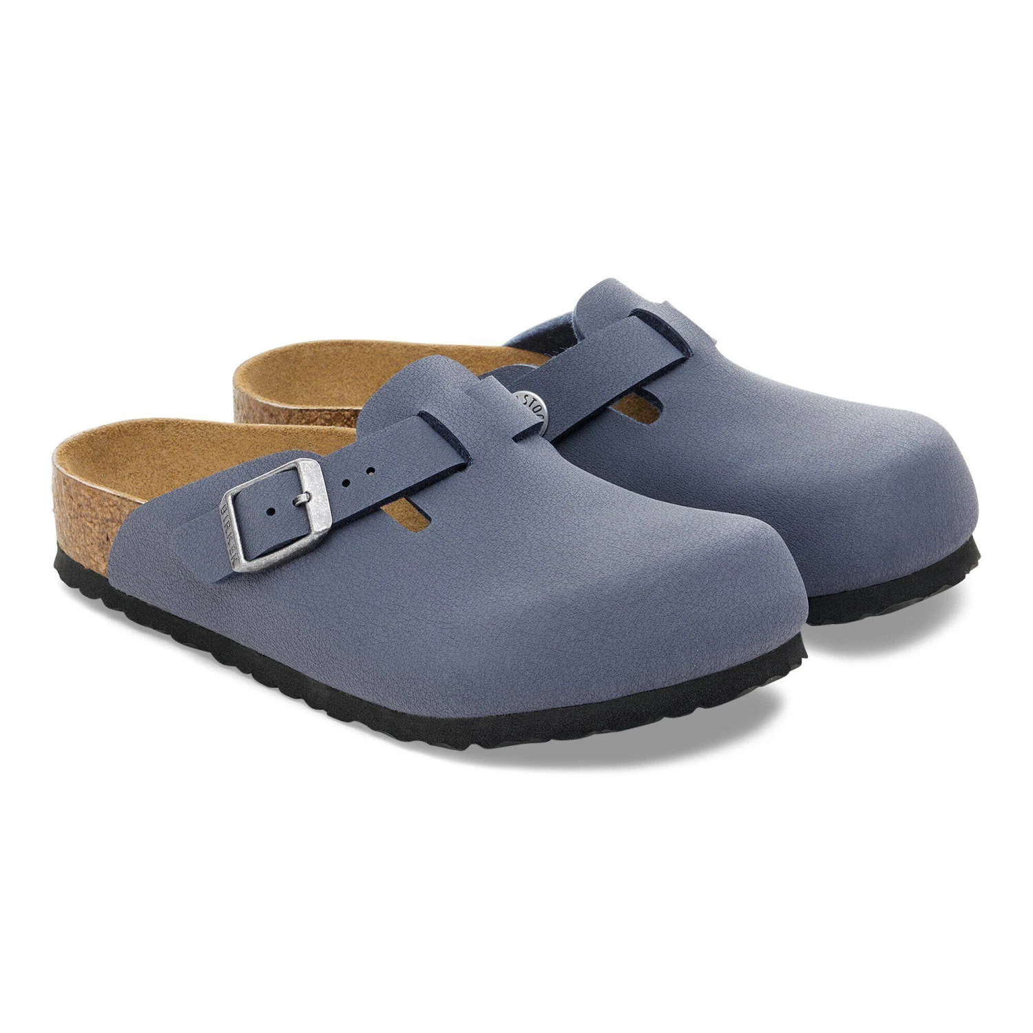 Birkenstock Boston Kids Birkibuc Navy 5 Birkenstock Boston Kids Birkibuc Navy - Image 5