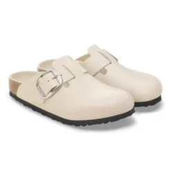Birkenstock Boston Big Buckle Leather Oyster Dressy Leather -Birkenstock Sale Store 1030900 pair