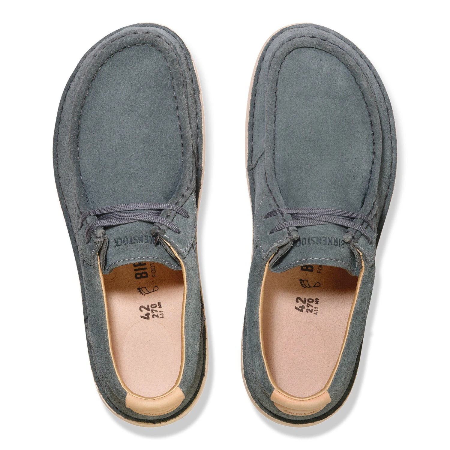Birkenstock Pasadena Suede Leather Basalt Gray 2 Birkenstock Pasadena Suede Leather Basalt Gray - Image 2