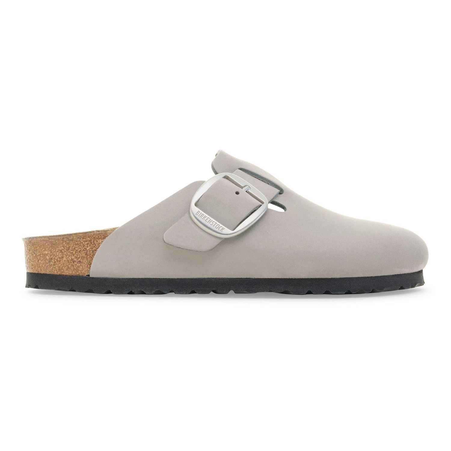 Birkenstock Boston Big Buckle Nubuck Leather Stone Coin 3 Birkenstock Boston Big Buckle Nubuck Leather Stone Coin - Image 3