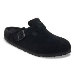 Birkenstock Boston Suede Leather Black