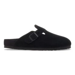 Birkenstock Boston Suede Leather Black -Birkenstock Sale Store 1030919 side