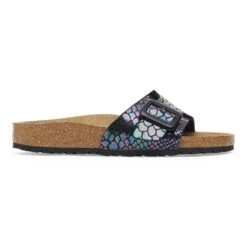 Birkenstock Catalina Luxe Buckle Synthetics Shiny Snake Black 7 Birkenstock Catalina Luxe Buckle Synthetics Shiny Snake Black -Birkenstock Sale Store 1030930 side