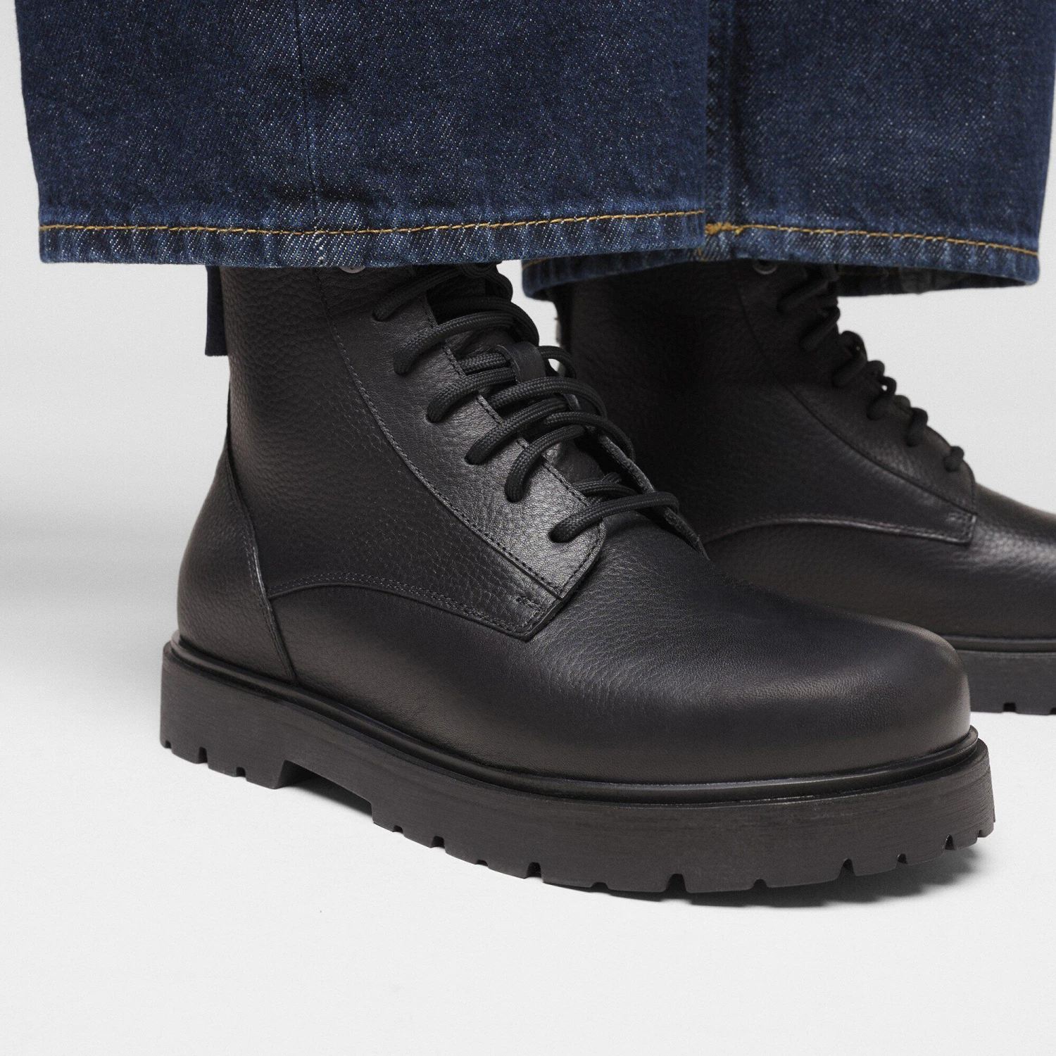 Birkenstock Highwood Lace Mid Men Waterproof Leather Black 7 Birkenstock Highwood Lace Mid Men Waterproof Leather Black - Image 7