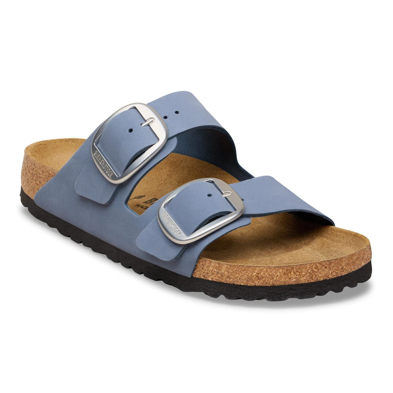 Birkenstock Arizona Big Buckle Nubuck Leather Stone Blue 1 Birkenstock Arizona Big Buckle Nubuck Leather Stone Blue