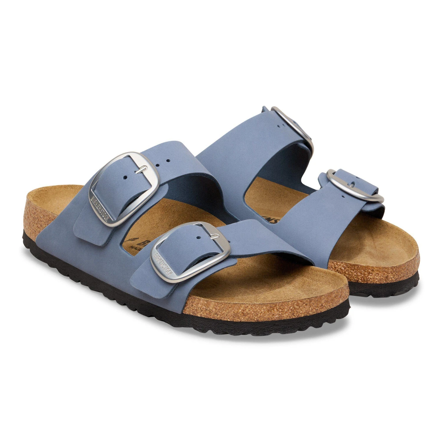 Birkenstock Arizona Big Buckle Nubuck Leather Stone Blue 5 Birkenstock Arizona Big Buckle Nubuck Leather Stone Blue - Image 5