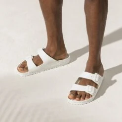 Birkenstock Arizona Essentials EVA White -Birkenstock Sale Store 129441 f closeup m