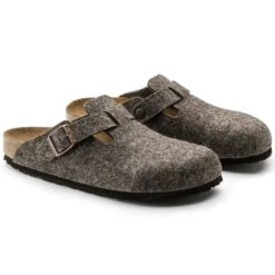 Birkenstock Boston Wool Felt Cacao -Birkenstock Sale Store 160583 pair