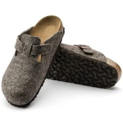 Birkenstock Boston Wool Felt Cacao -Birkenstock Sale Store 160583 sole