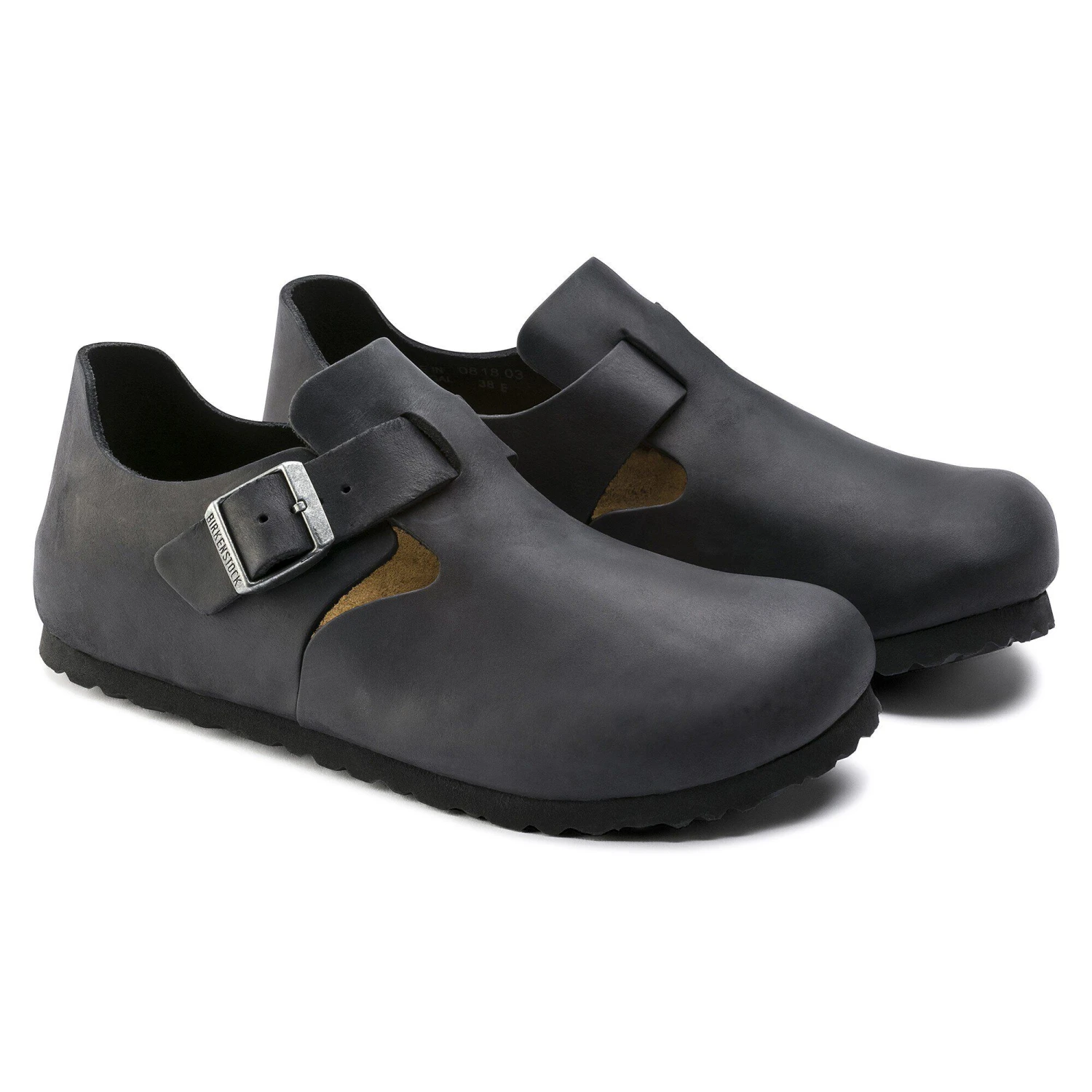 Birkenstock London Oiled Leather Black 9 Birkenstock London Oiled Leather Black - Image 9