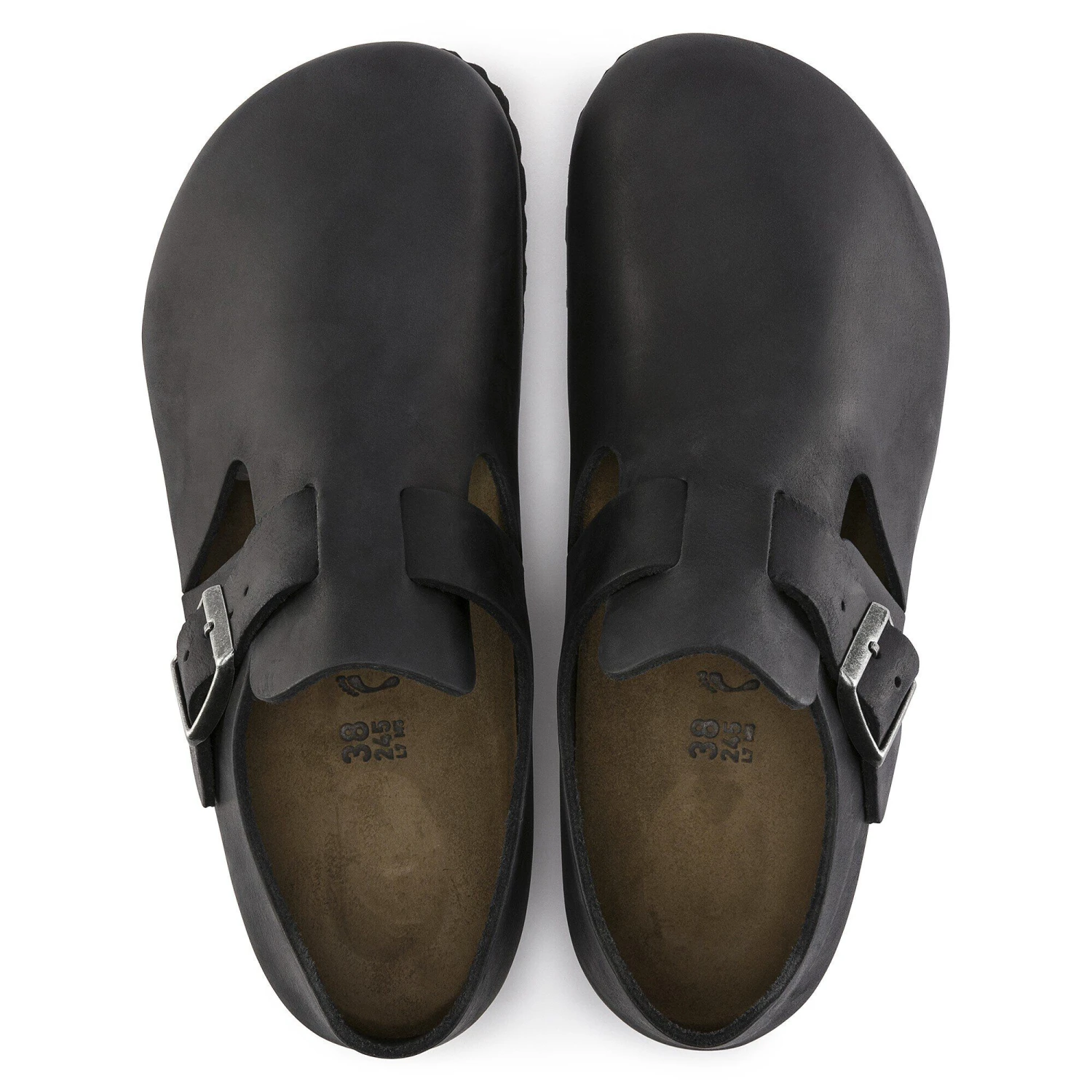 Birkenstock London Oiled Leather Black 2 Birkenstock London Oiled Leather Black - Image 2