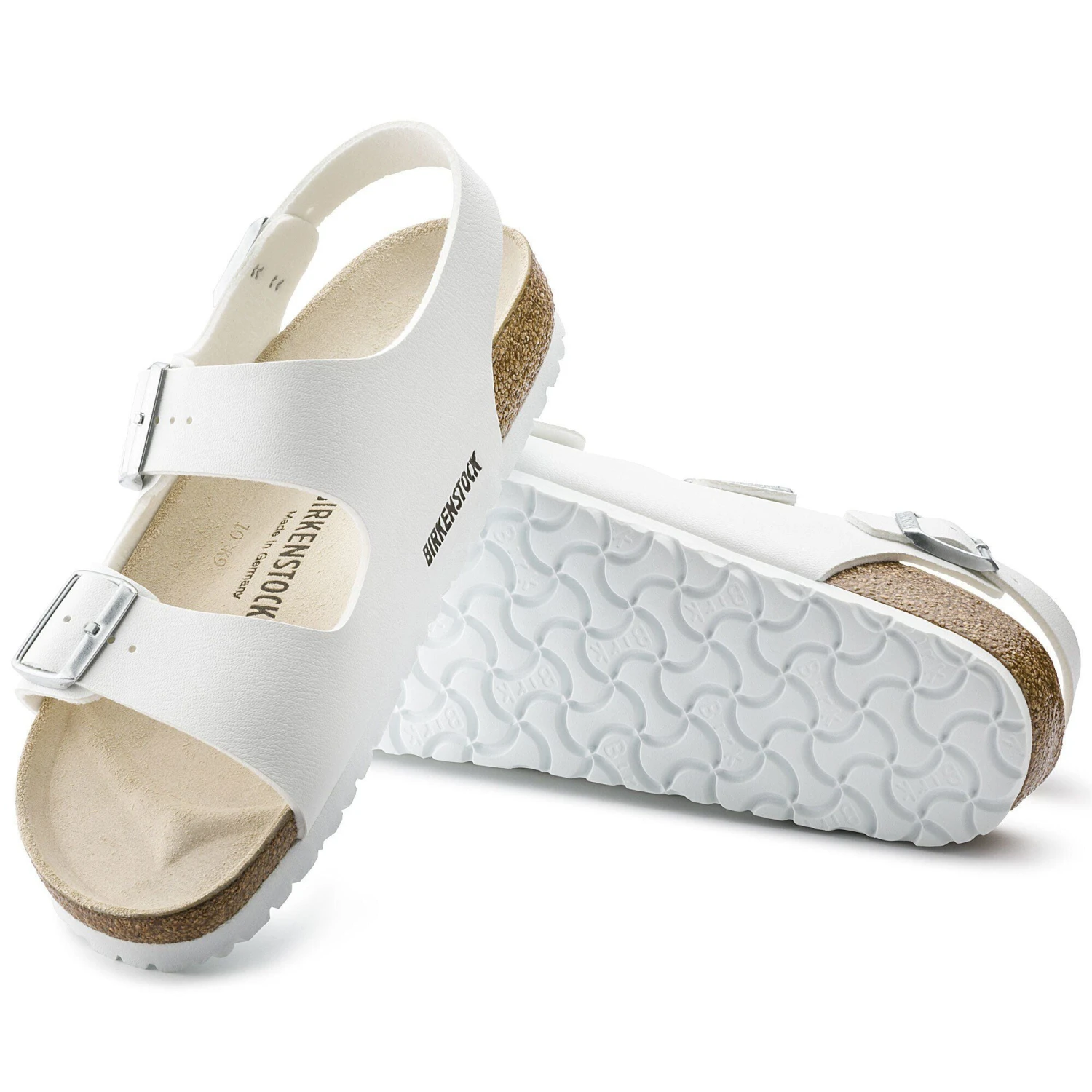 Birkenstock Milano Birko-Flor White 9 Birkenstock Milano Birko-Flor White - Image 9