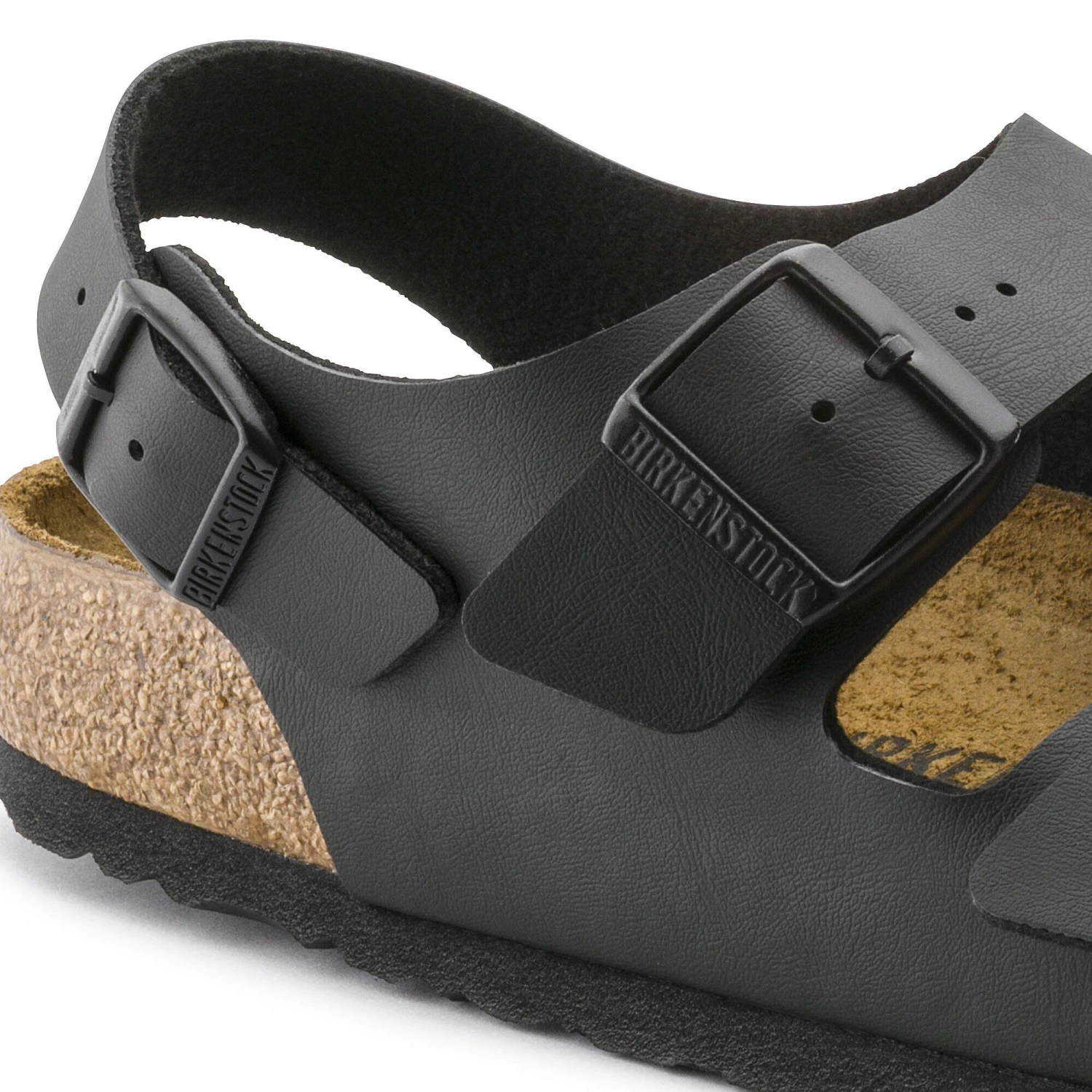 Birkenstock Milano Birko-Flor Black 7 Birkenstock Milano Birko-Flor Black - Image 7