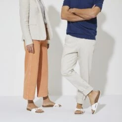 Birkenstock Madrid Birko-Flor White -Birkenstock Sale Store 40731 detail 7