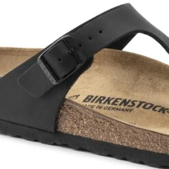 Birkenstock Gizeh Birko-Flor Black -Birkenstock Sale Store 43693 detail 1
