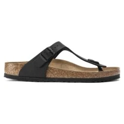 Birkenstock Gizeh Birko-Flor Black -Birkenstock Sale Store 43693 side
