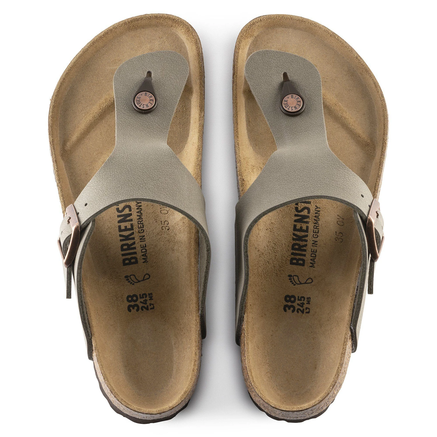 Birkenstock Ramses Birkibuc Stone 2 Birkenstock Ramses Birkibuc Stone - Image 2